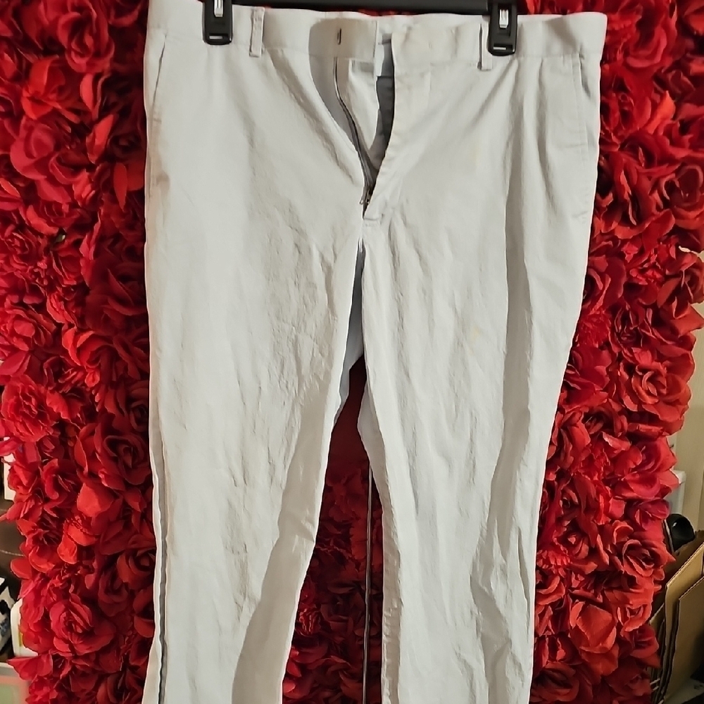 INC Men's Powder Blue Pants Size 32/32         **SEE PICS FOR SOME STAINS**